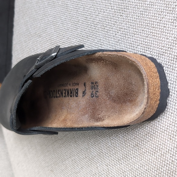 Birkenstock Boston Oil Leather Clogs - Picture 5 of 16